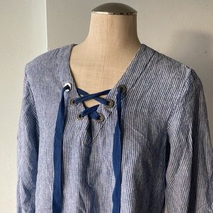 Calvin Klein pinstripe shirt